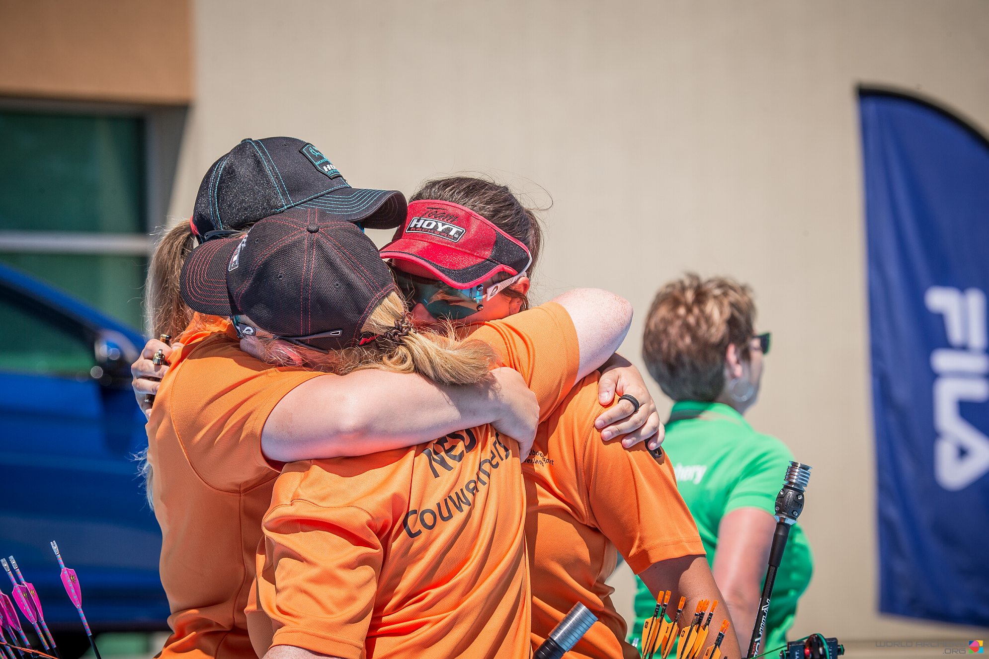 Compound dames veroveren wereldbeker zilver