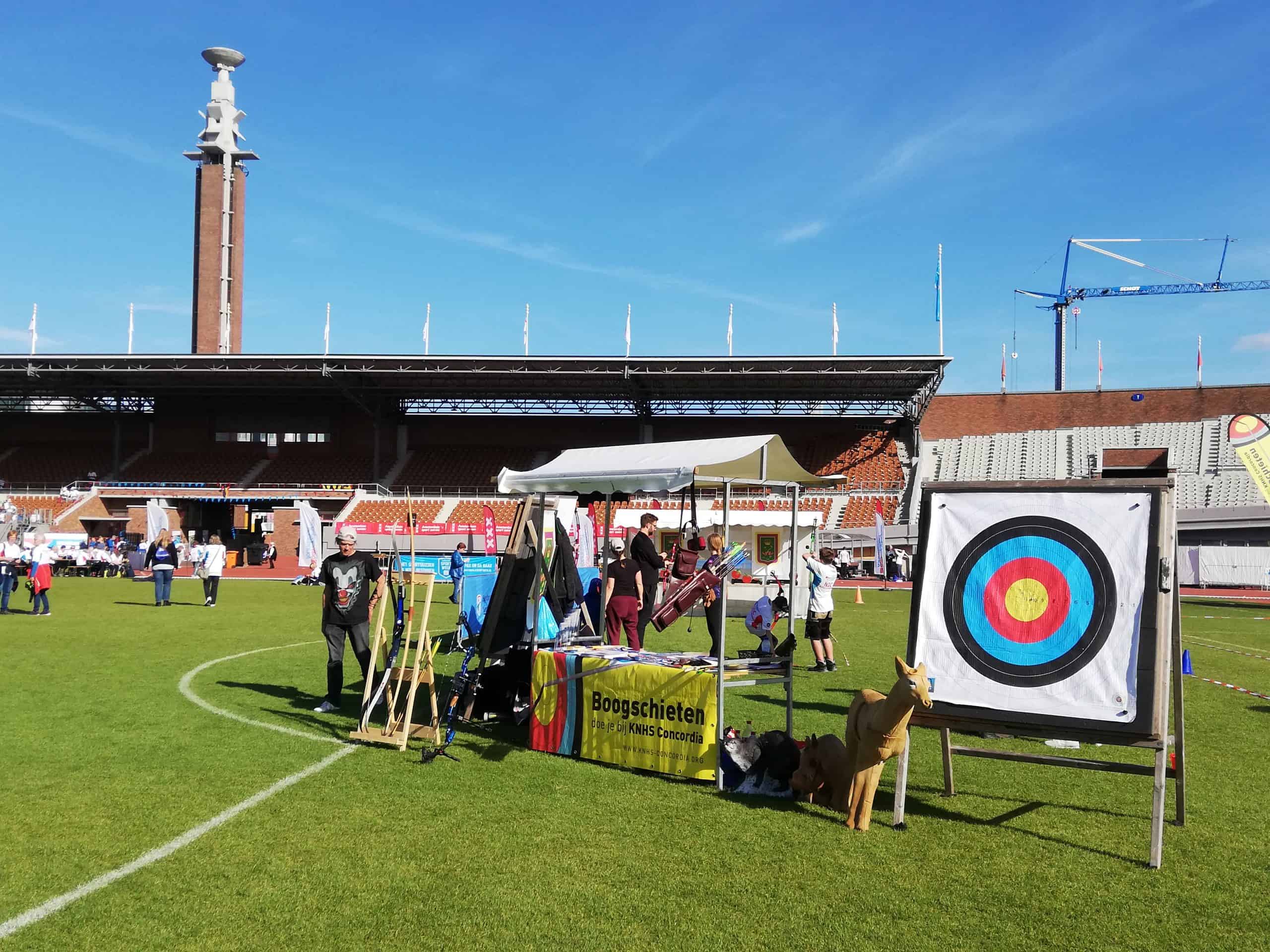 Handboogsport tijdens Nationale Diabetes Challenge