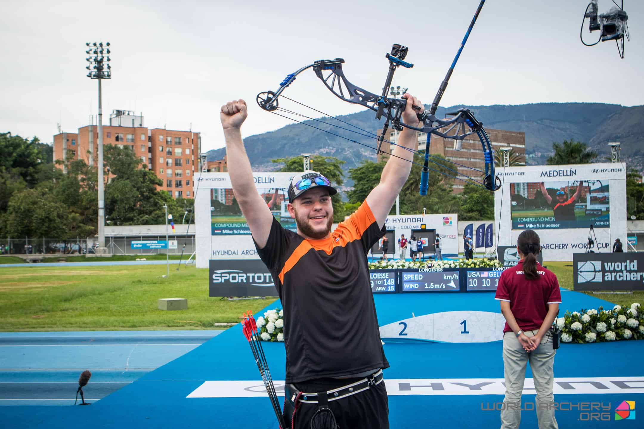 Mike Schloesser wint wereldbeker Medellin, Zilver voor Vermeulen