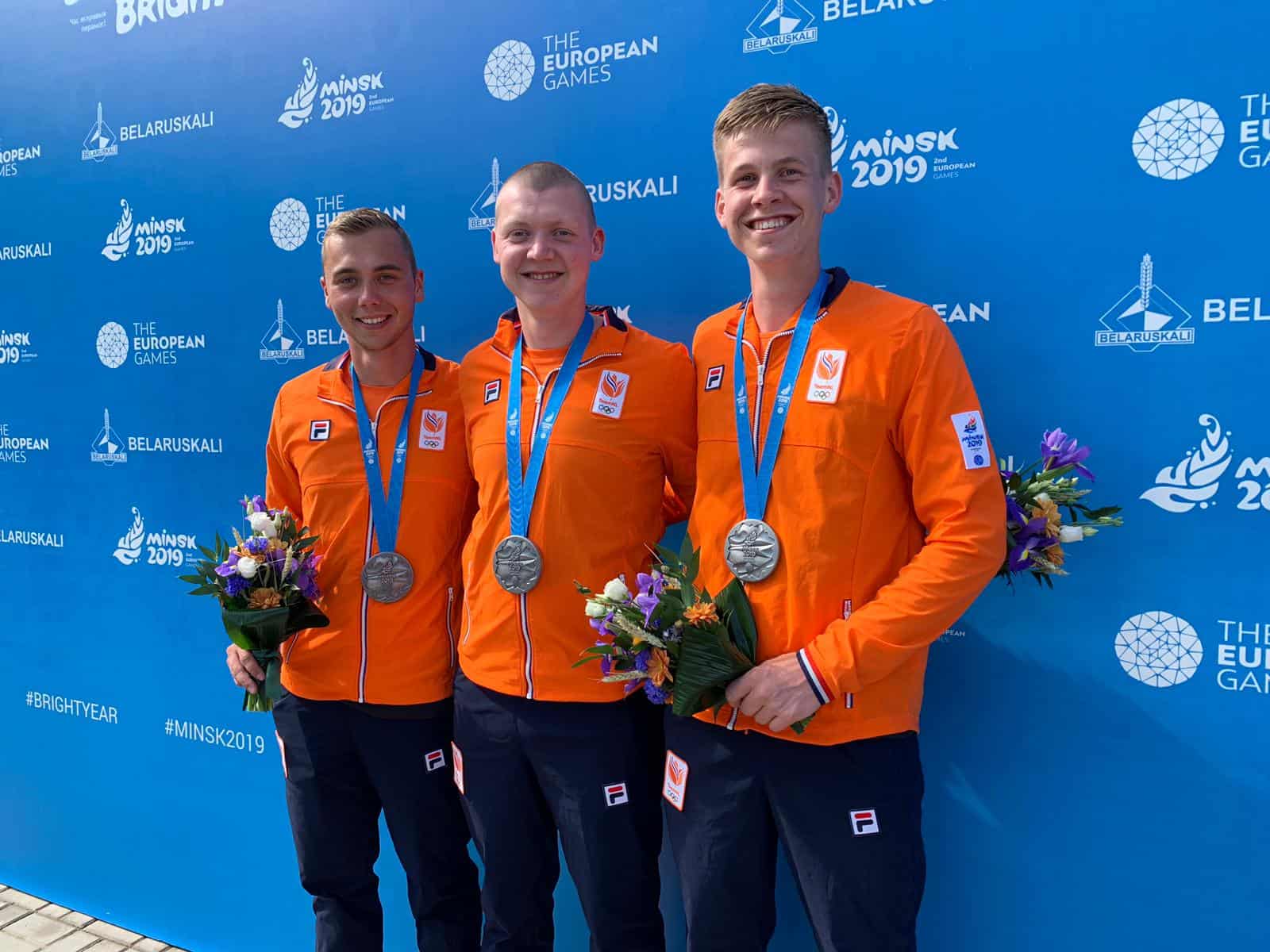 TeamNL heren recurve pakken European Games zilver in Minsk