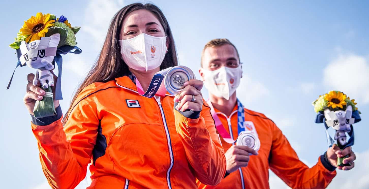 OLYMPISCH ZILVER VOOR GABRIELA SCHLOESSER EN STEVE WIJLER