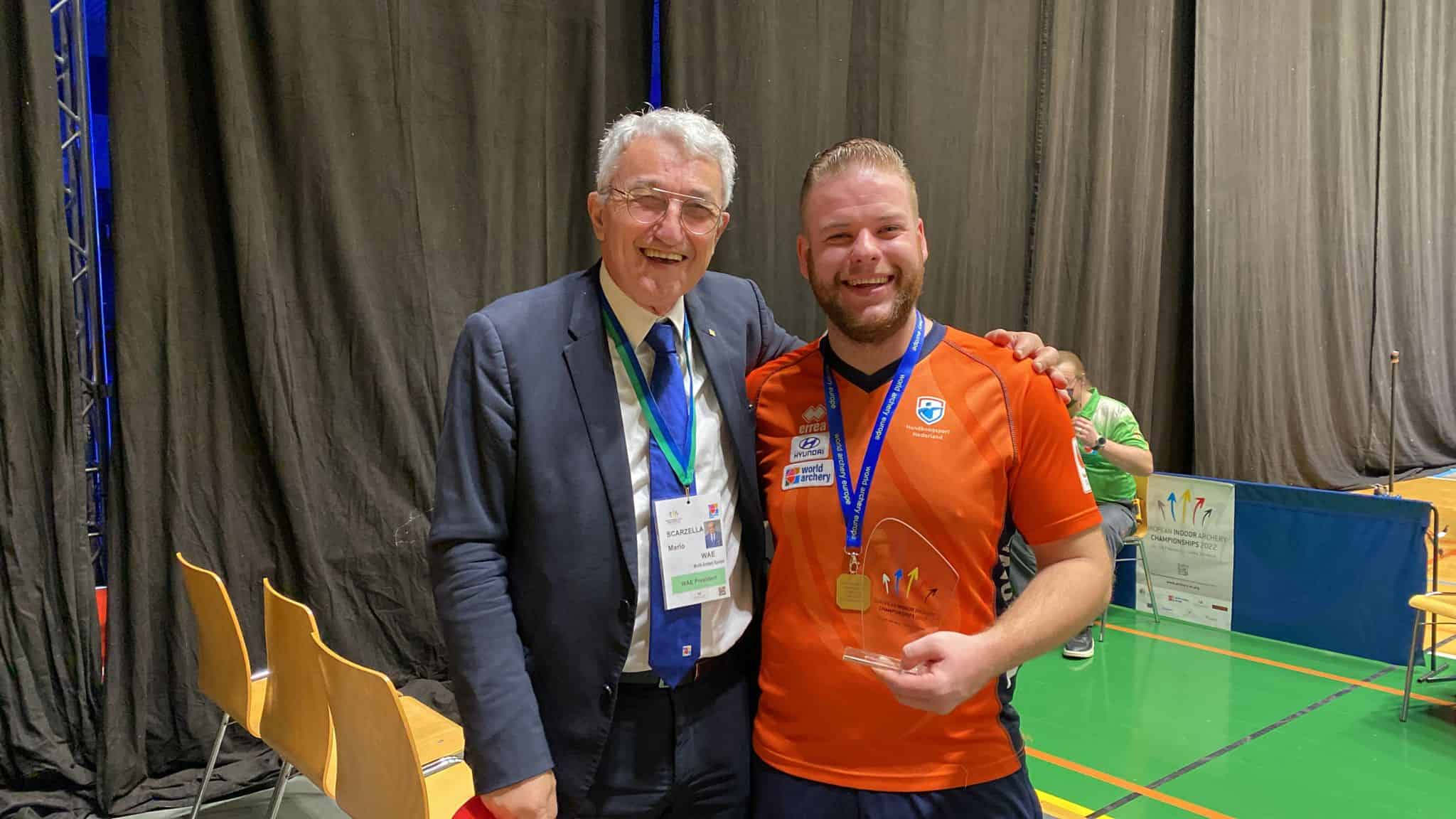 Mike Schloesser opnieuw Europees Kampioen Indoor