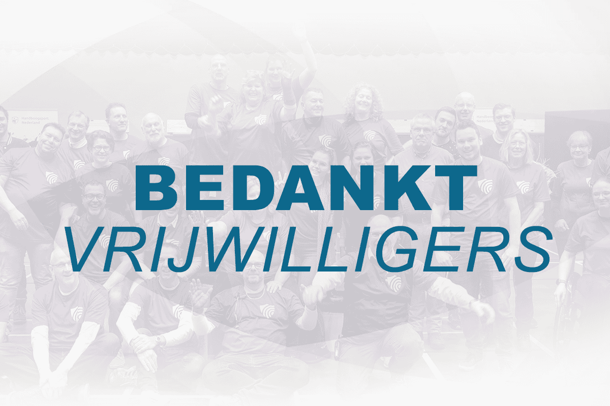 Vrijwilligers, bedankt