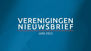 Verenigingsnieuwsbrief 7 juni