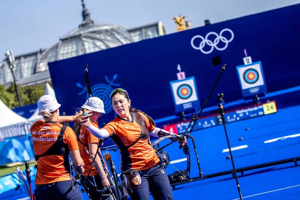 Vierde plaats voor damesteam op Olympische Spelen