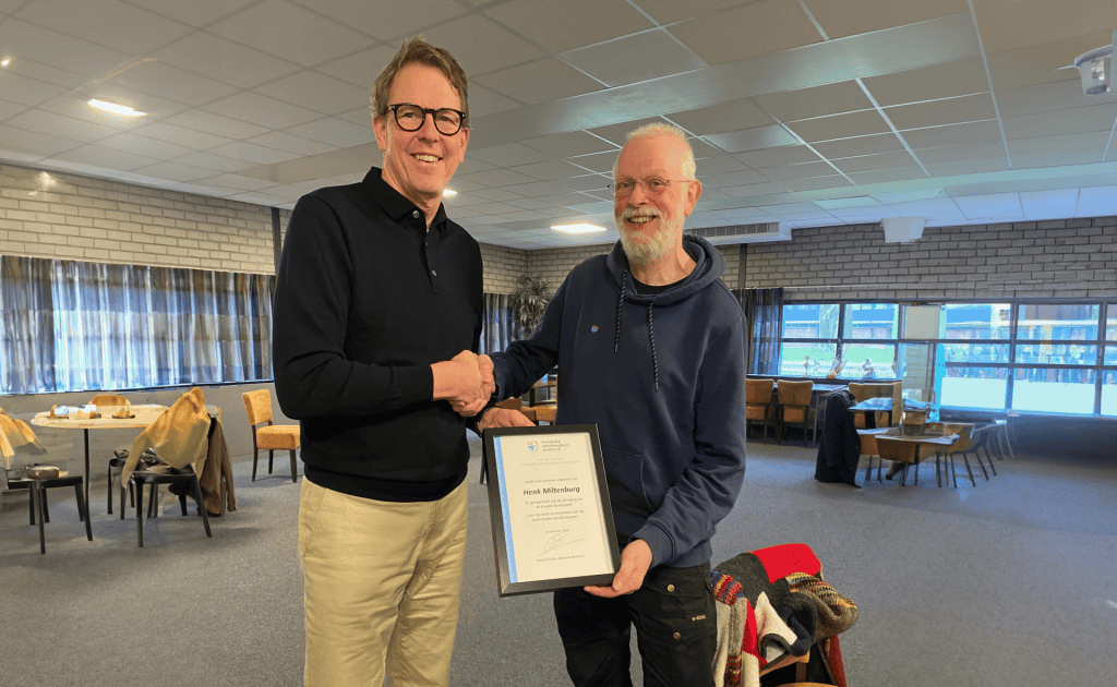 Gouden bondsspeld voor Henk Miltenburg